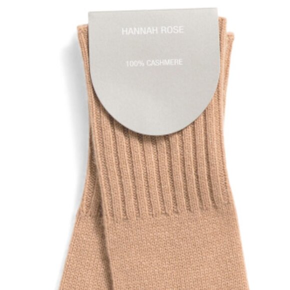 NEW HANNAH ROSE Cashmere Essential Gloves Camel  for women 266mn - Picture 4 of 4